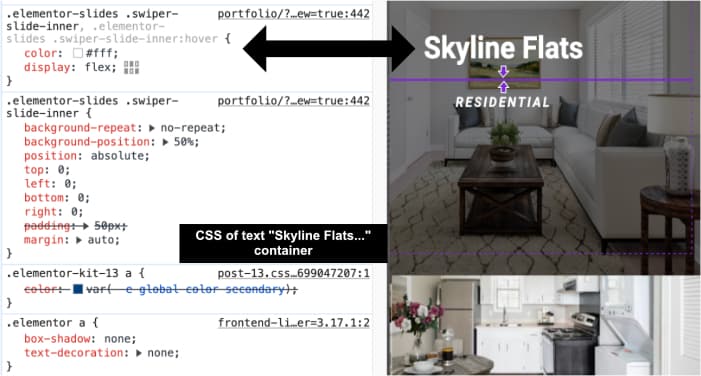 CSS and typography detail
